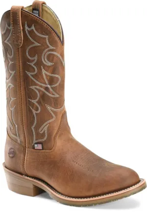 Men's Dylan Brown Ice Work Western Boots Heel Pad