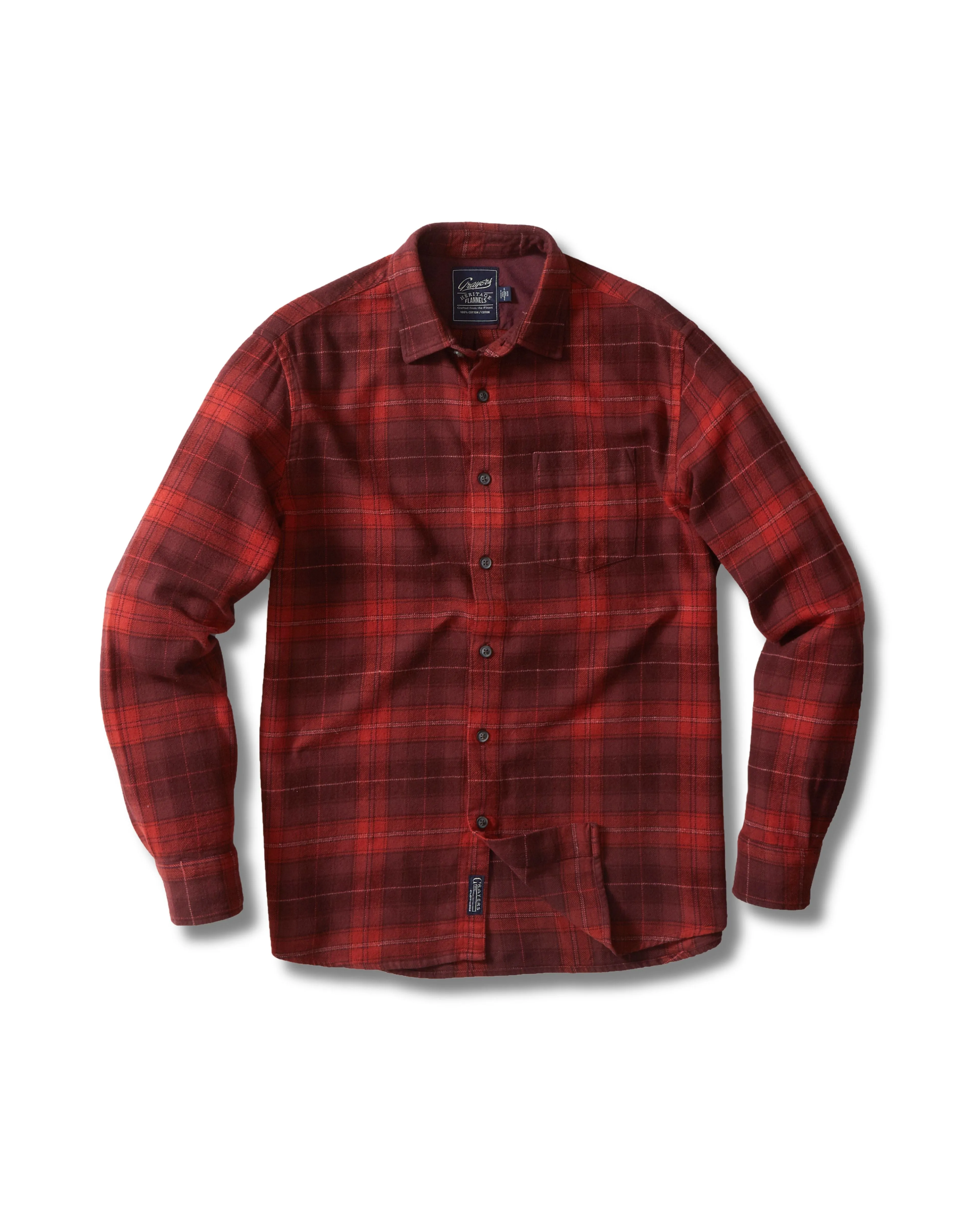 Durango Heritage Flannel Shirt - Red Clay * SunProtectionFabric