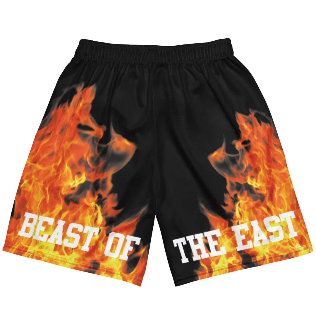 MIAMI FLAMES HEAT MESH SHORTS swim shorts