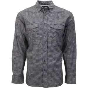 Men's masculinity Hooey Men's L/S Maverick Western Button Up Shirt in Black