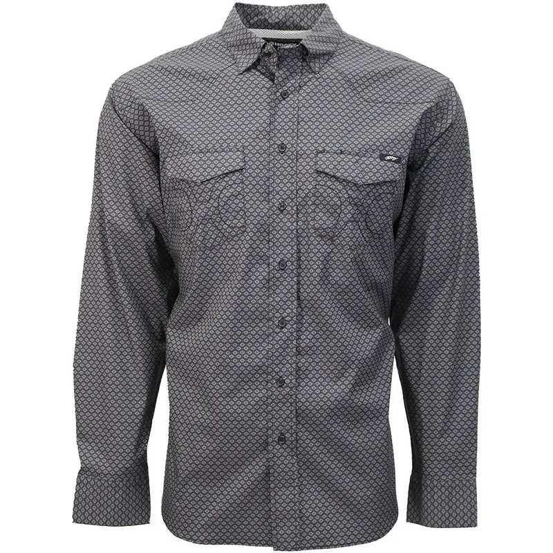 Men's masculinity Hooey Men's L/S Maverick Western Button Up Shirt in Black
