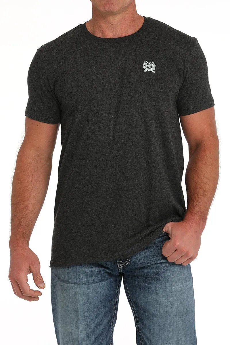 All-day Comfort Eco Certified Textile Cinch Men's Cinch Jeans Graphic Logo T-Shirt in Black