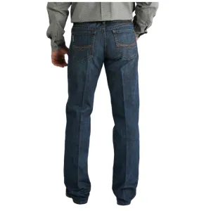 Cinch Men's Grant Relaxed Fit Bootcut Jean in Dark Stonewash Brushed Interior