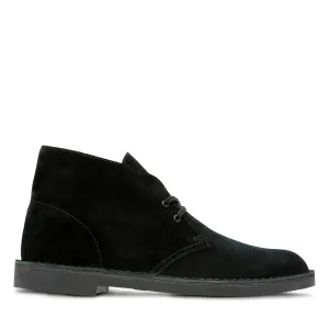 True Wear Subtle Match Clarks BUSHACRE 2 in Black Suede