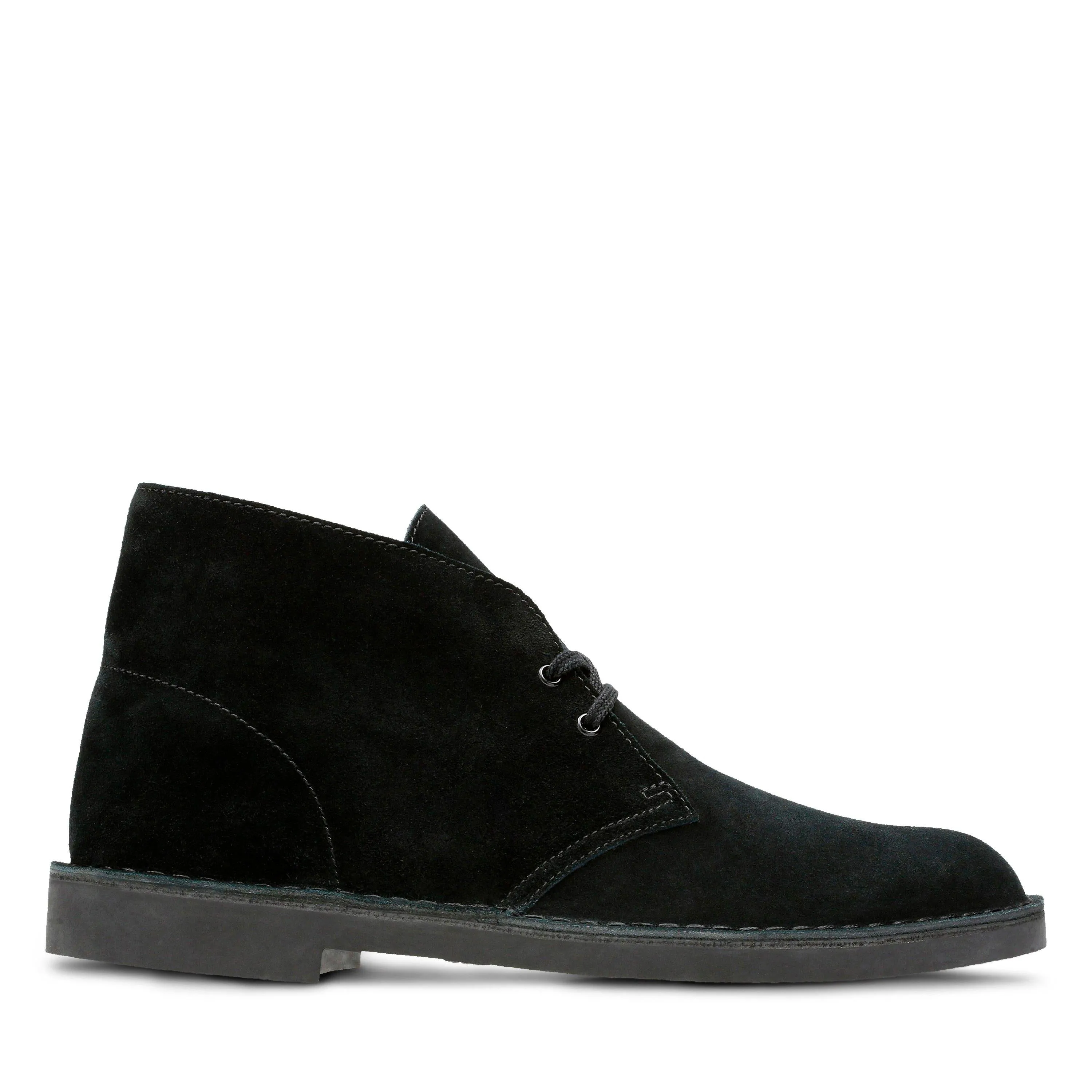 Clarks BUSHACRE 2 in Black Suede Long Form