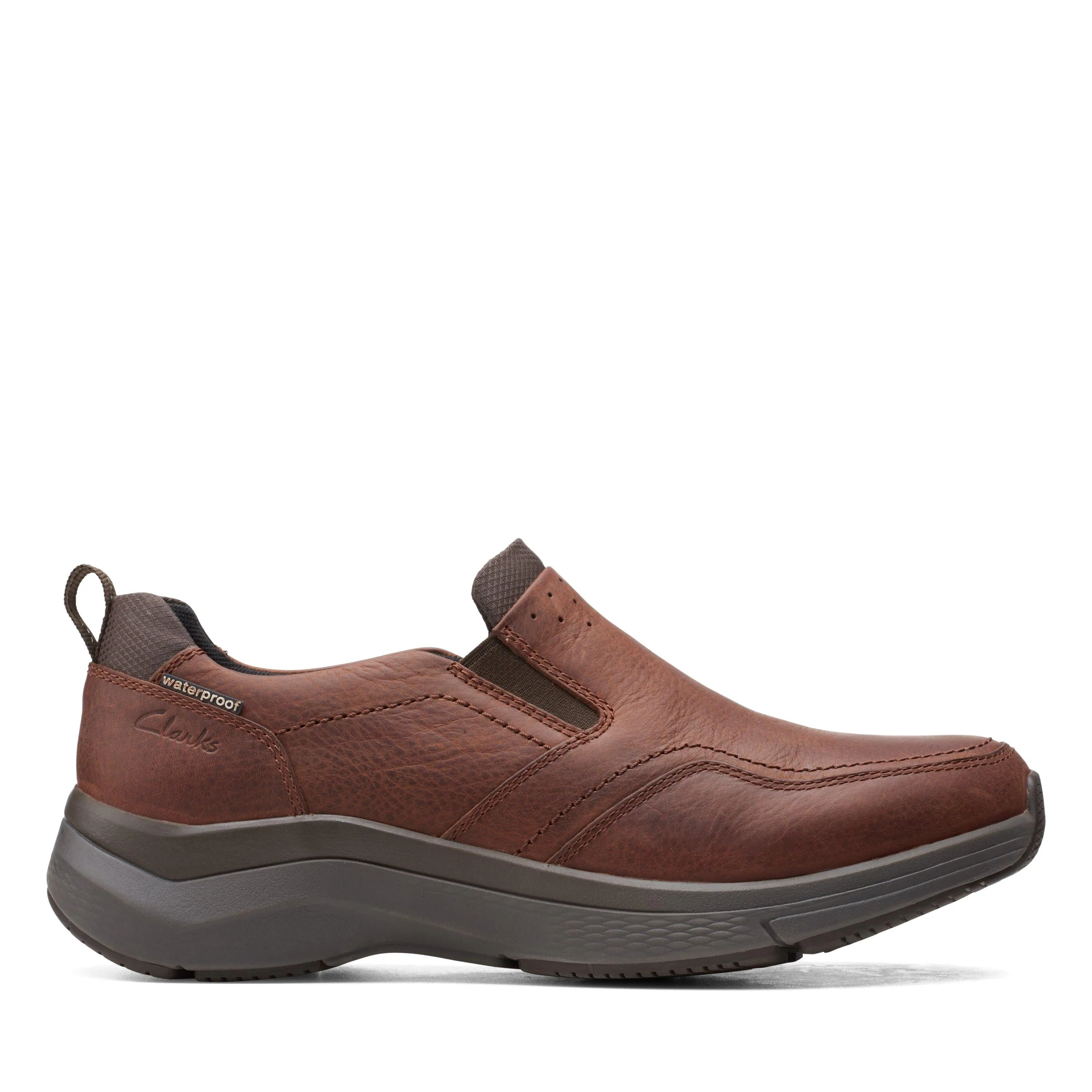 All Step Style Core Clarks Wave  2.0 Edge in Brown Leather