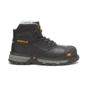 Memory Foam Padding Men's Comp-Toe Excavator Superlite Coolling Cct Work Boot In Black