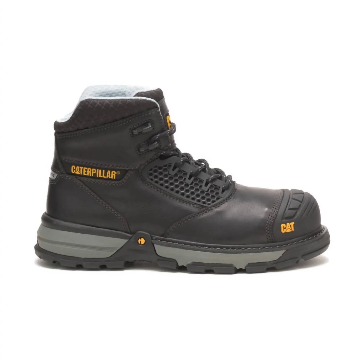 Memory Foam Padding Men's Comp-Toe Excavator Superlite Coolling Cct Work Boot In Black