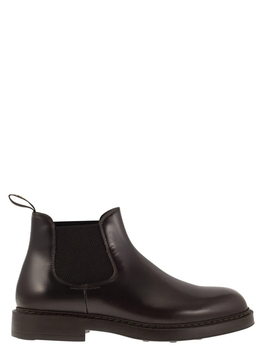 Workstation Wear Light Shade Chelsea Leather Ankle Boot