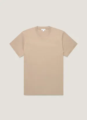 Trendy Vibe Sport Wear Men's Relaxed Fit Heavyweight T-shirt in Mink