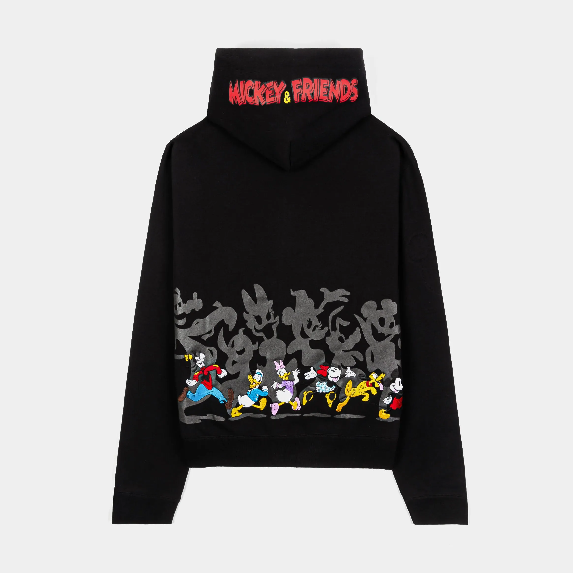 product mountain adventure spirit product vacation wearability Disney Mickey and Friends By Shoe Palace Don't Look Back Full Zip Mens Hoodie (Black/Red)