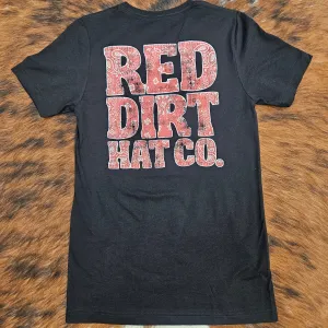 NonIrritating Fabric Chilly Comfort Wear Red Dirt Hat Co. "Paisley" Graphic T-Shirt in Black