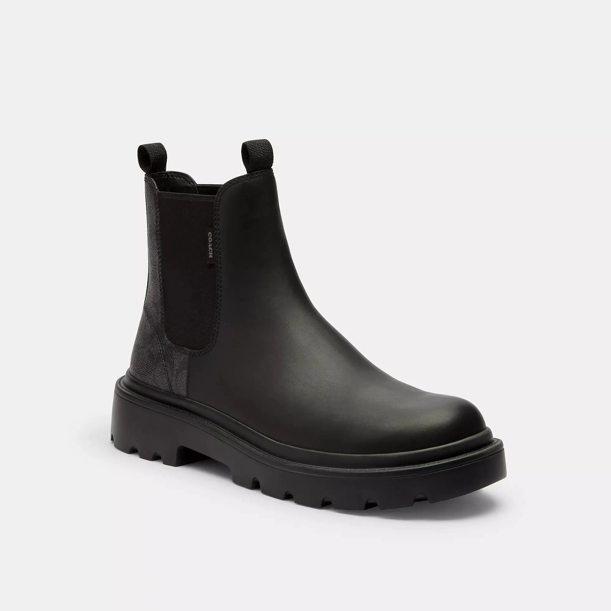 Coach Outlet Chelsea Boot With Signature Canvas Room to move Sun shield