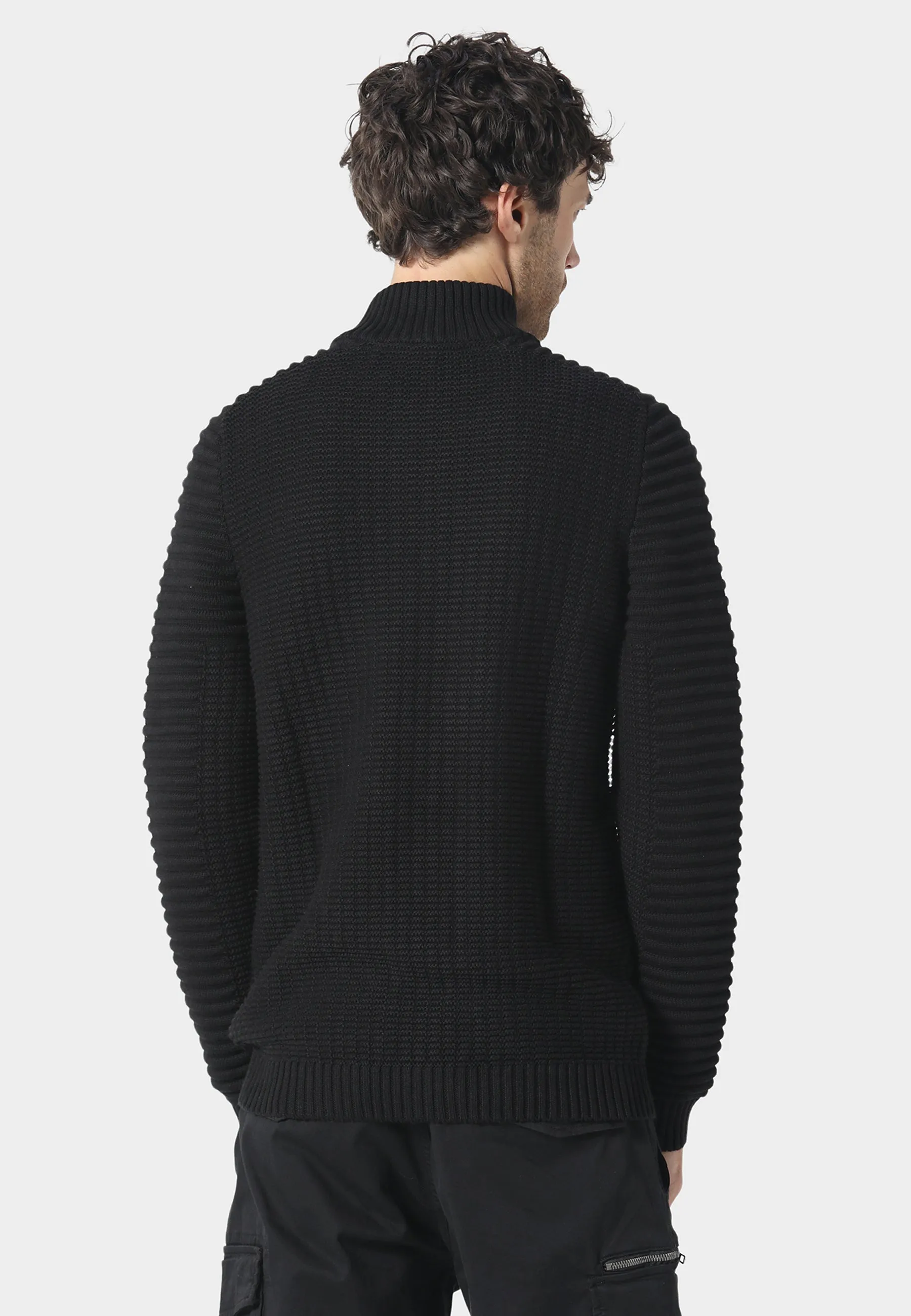 LowMaintenance Care Collupton Black Knitwear