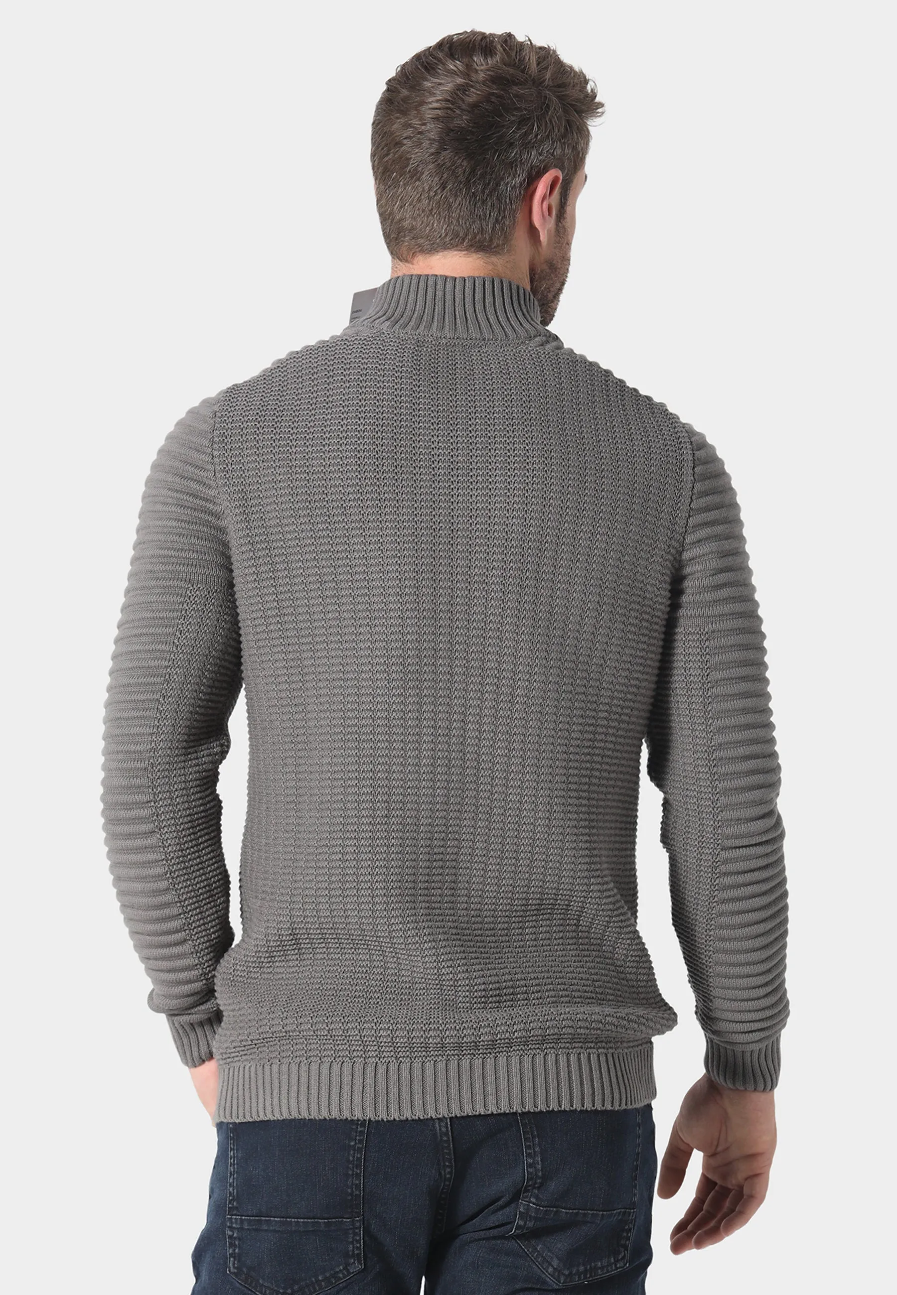Under Layer Collupton Charcoal Knitwear