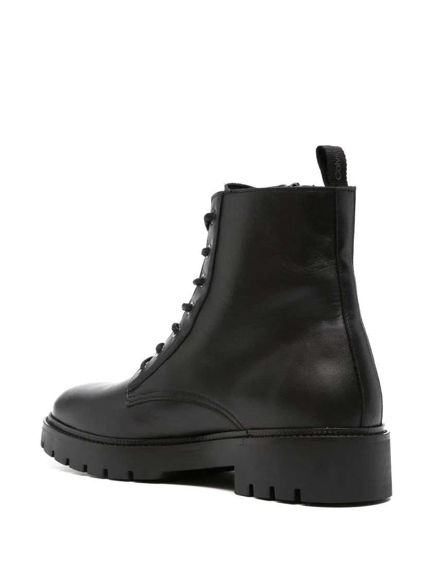 City Prep Stylish Appearance Combat Mid Laceup Boot Zip