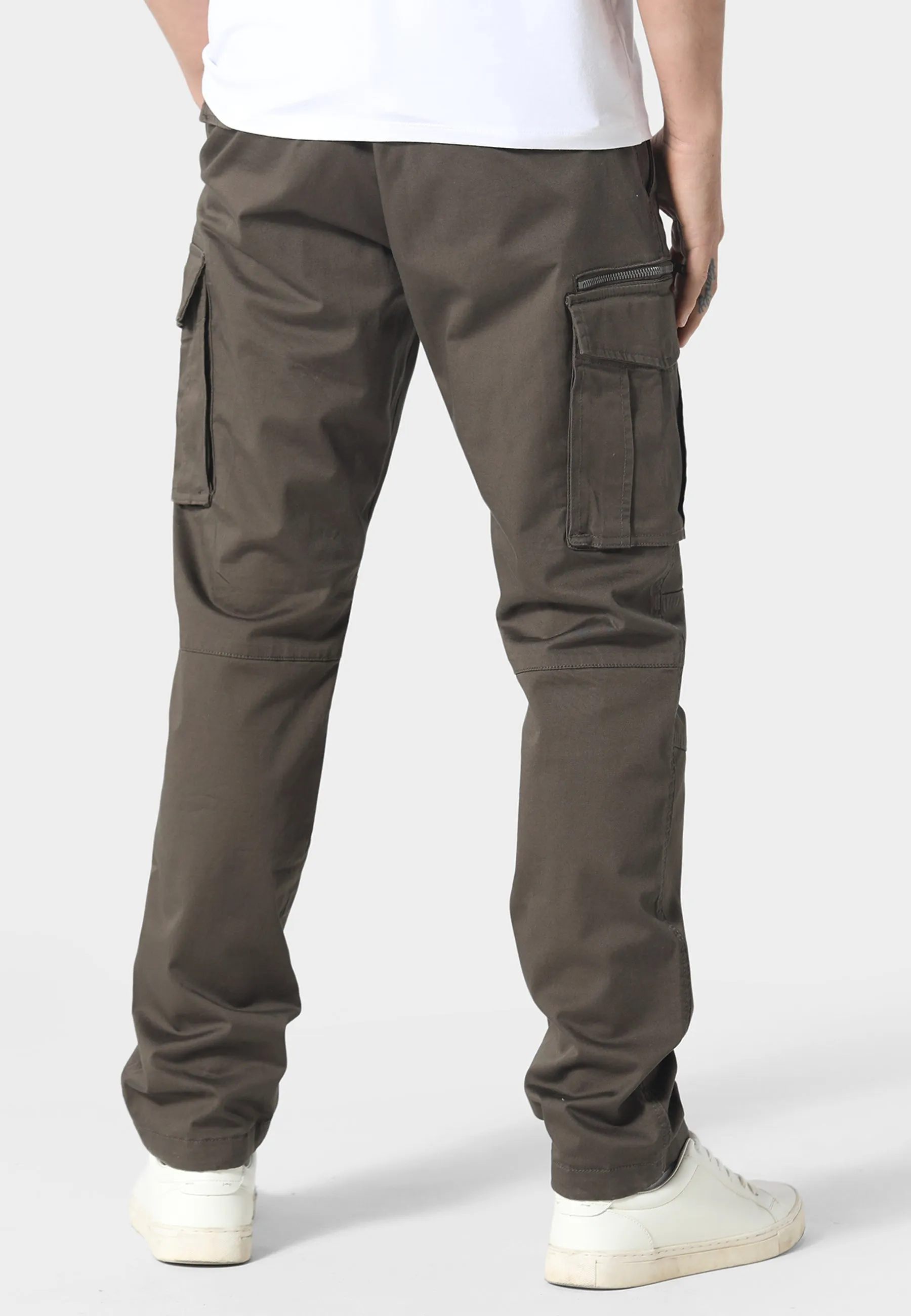 Newton Khaki Cargo Pants Core Stretch Softened Hem