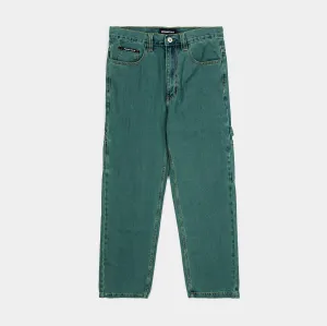 Savior Carpenter Mens Pants (Green/White) Versatile Comfort Wear