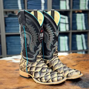 Horse Power Men's Beige Toast Big Bass Western Boot removable insoles