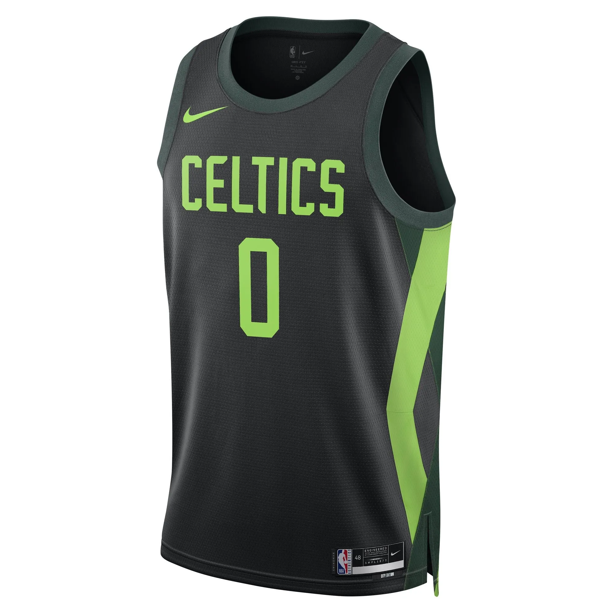 Durable Performance Jayson Tatum Boston Celtics 2024/25 City Edition Men's Nike Dri-FIT NBA Swingman Jersey
