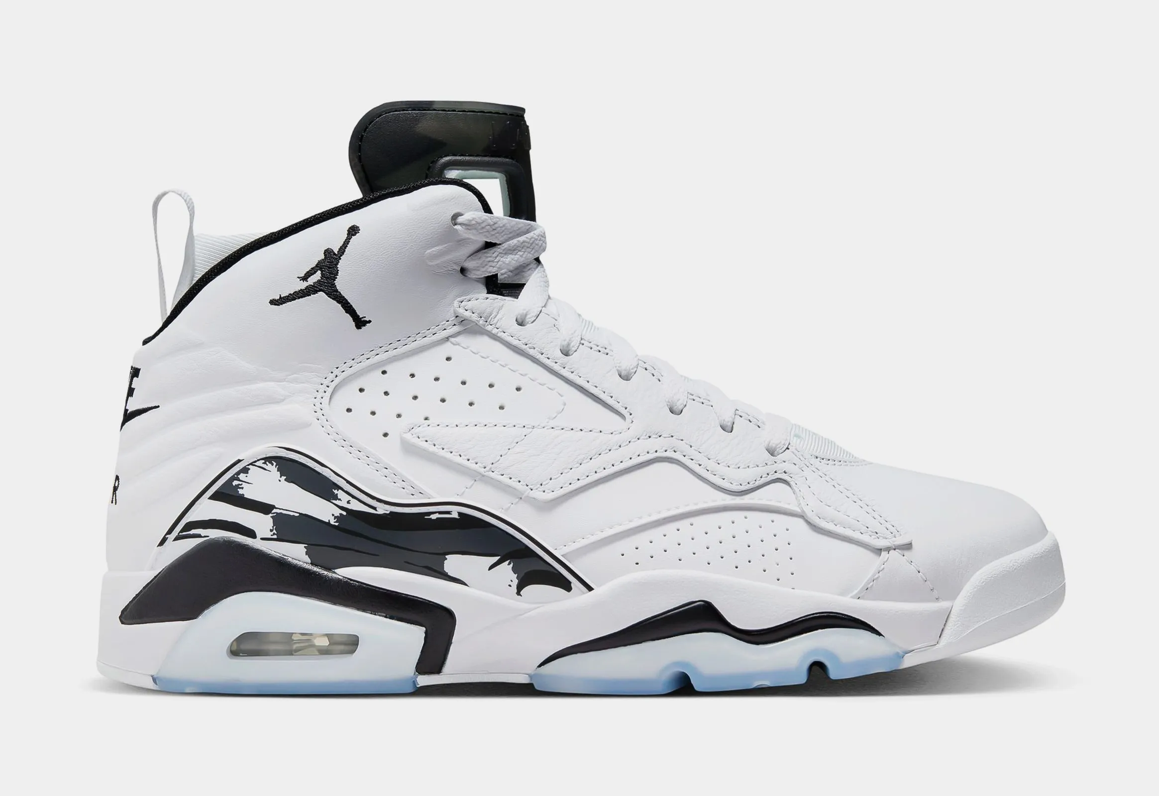 Jumpman MVP 678 Oreo Basketball Mens Shoes (White/Off Noir/Black) Interlocking Traction