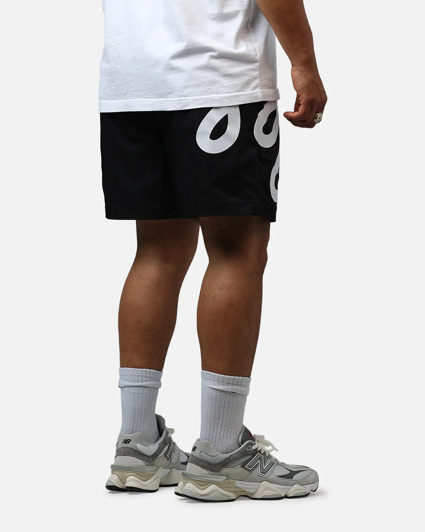 Malbon Menton Nylon Shorts Black Go Casual