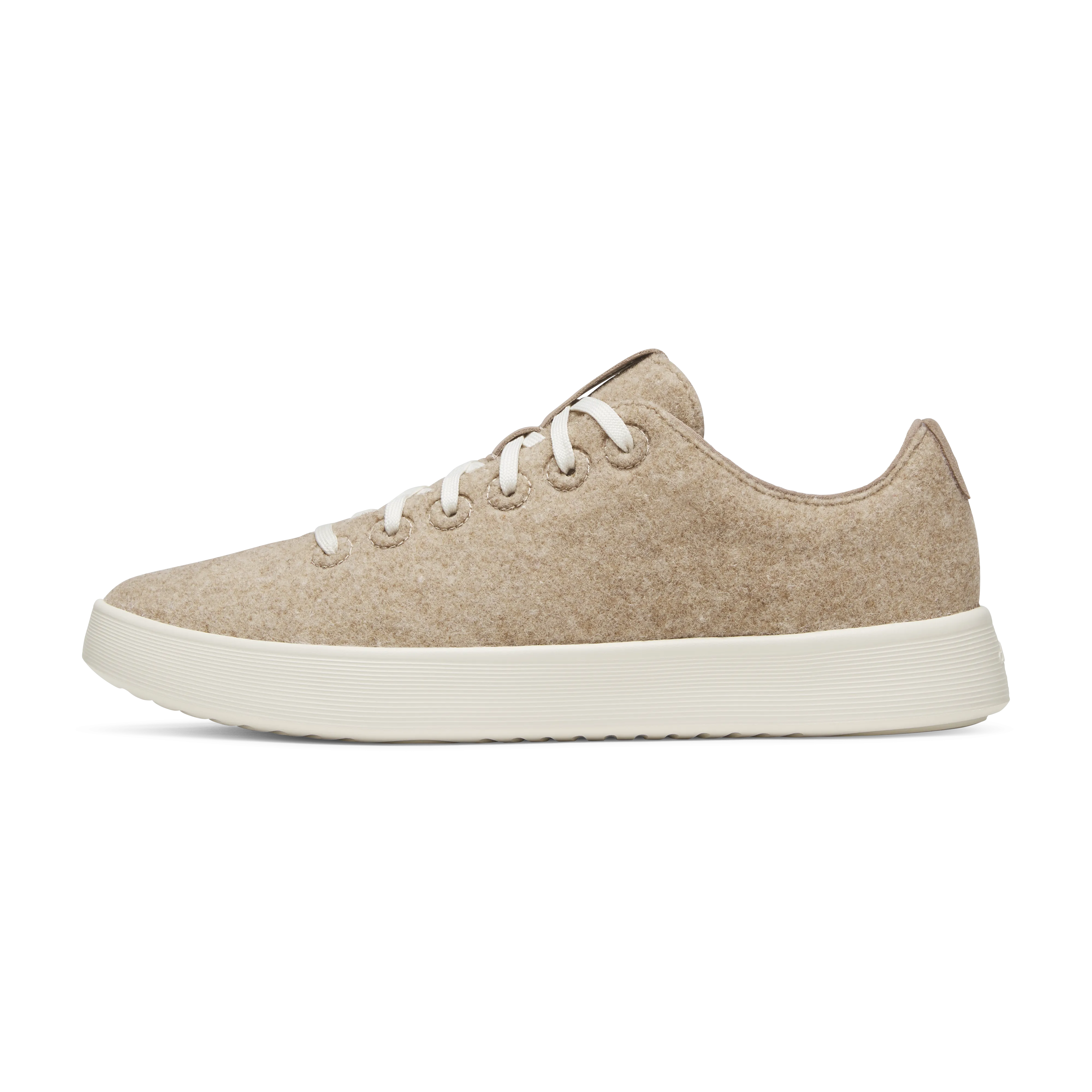 Walk Light Men's Wool Cruiser - Light Tan (Natural White Sole)