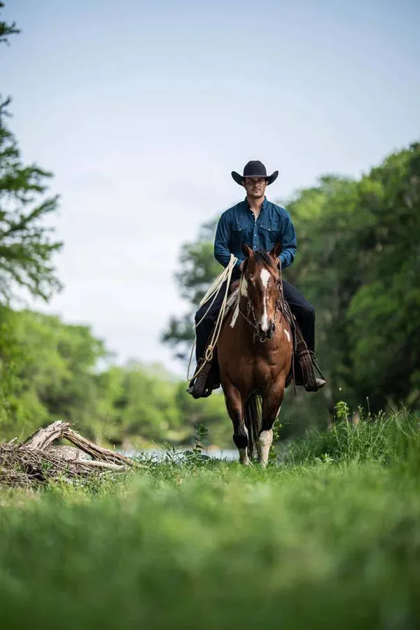 Hooey Men's L/S Sol Solid Western Snap Shirt in Navy Timeless Wear