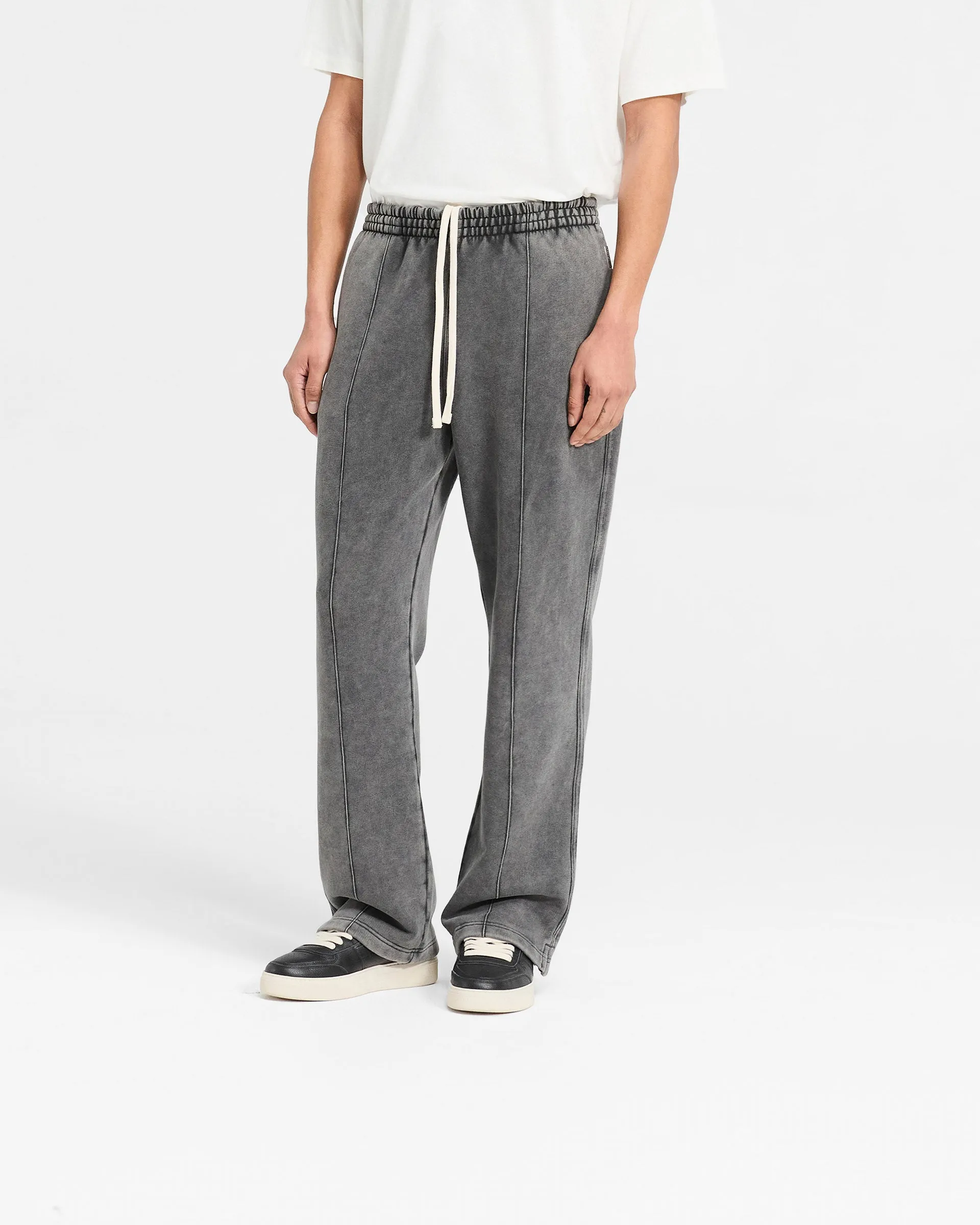 Initial Sweatpants - Vintage Grey Stretch Waist Casual Wear