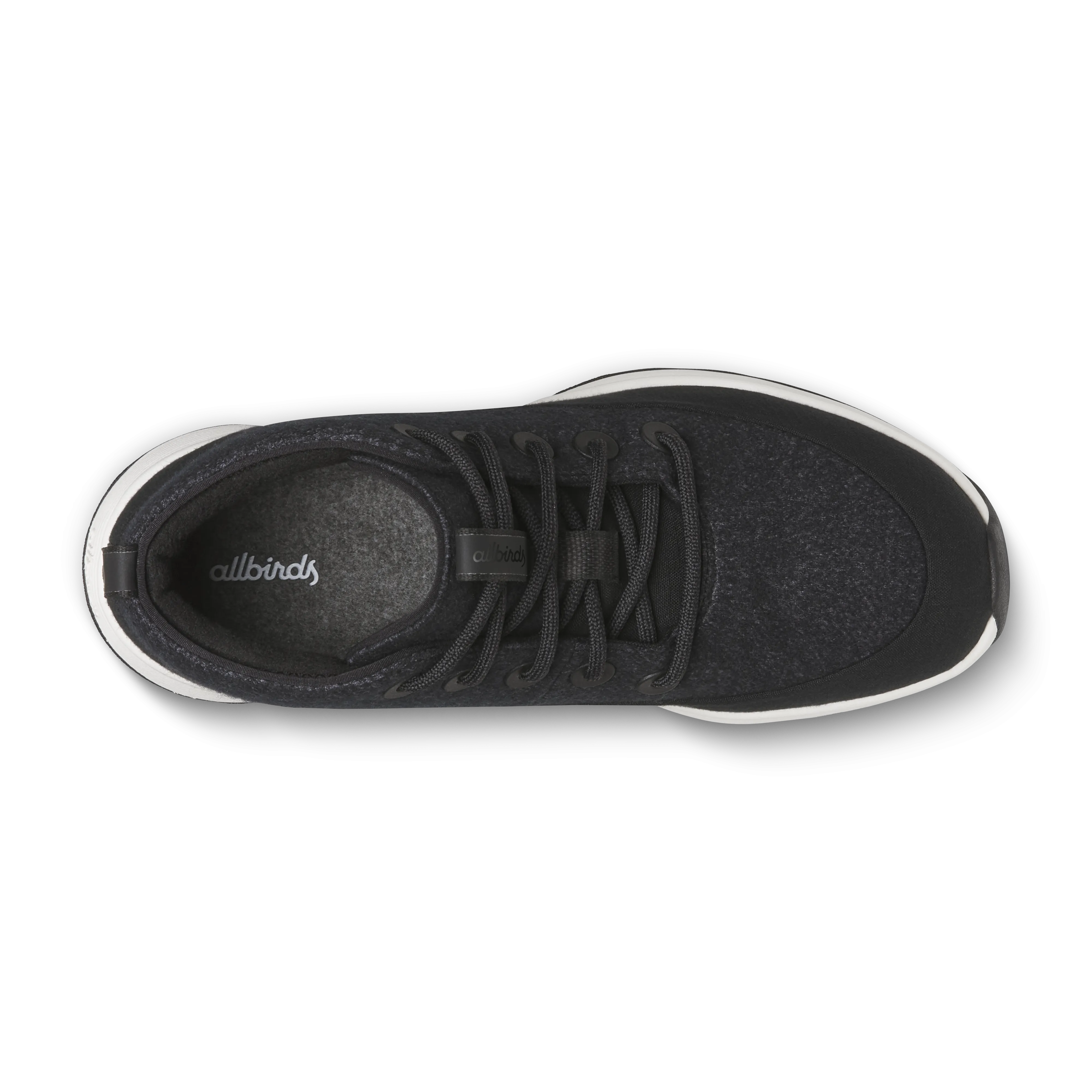 Men's Wool Runner NZ Mid Waterproof - Natural Black (Natural White Sole) Premium Leather Dusk Hike