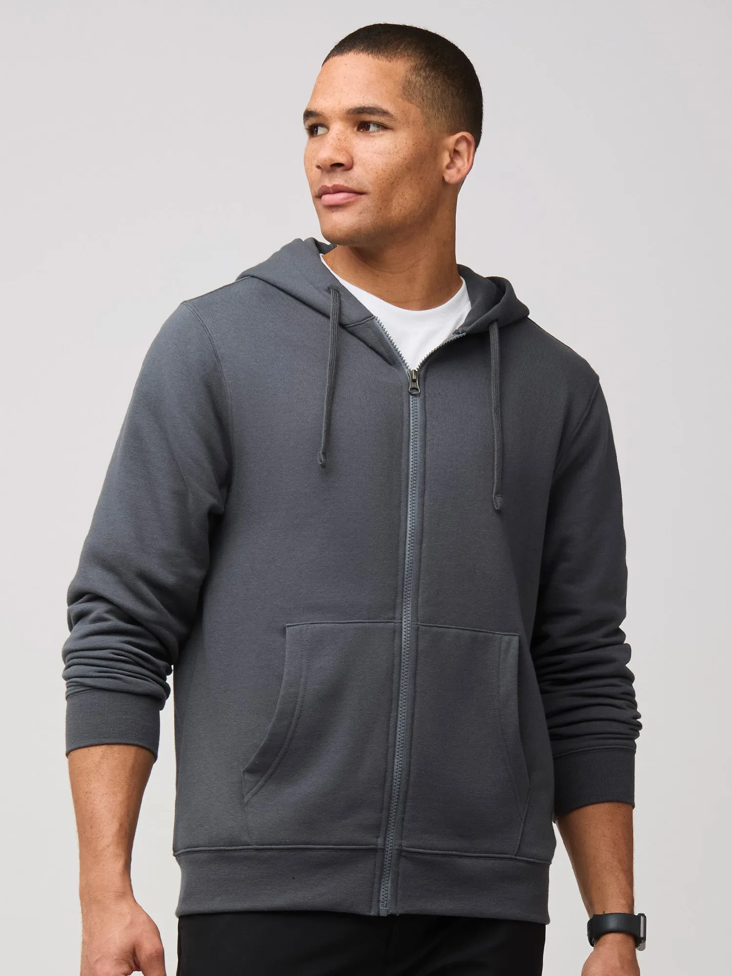 Concrete Zip-Up Hoodie Urban Active