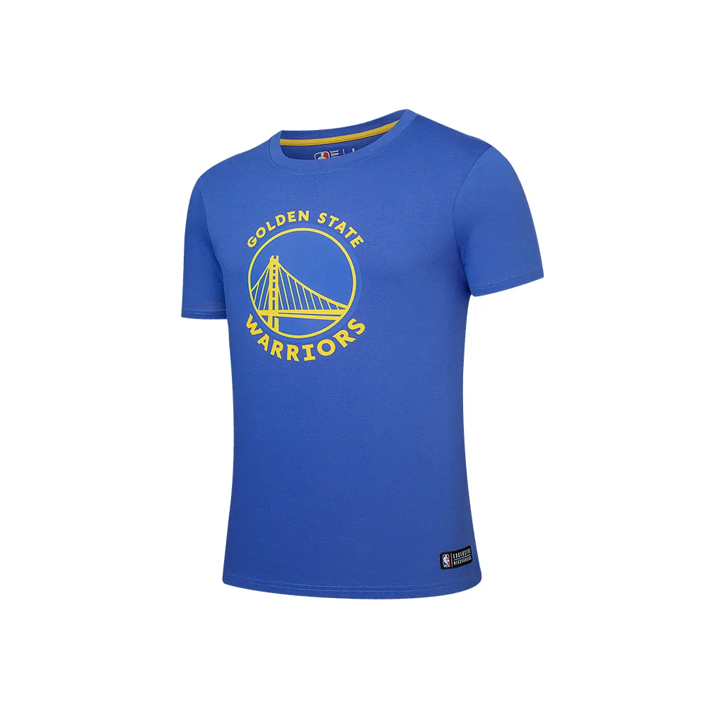 NBA BASICS PRIMARY LOGO T-SHIRT - ROYAL, WARRIORS Easy Movement