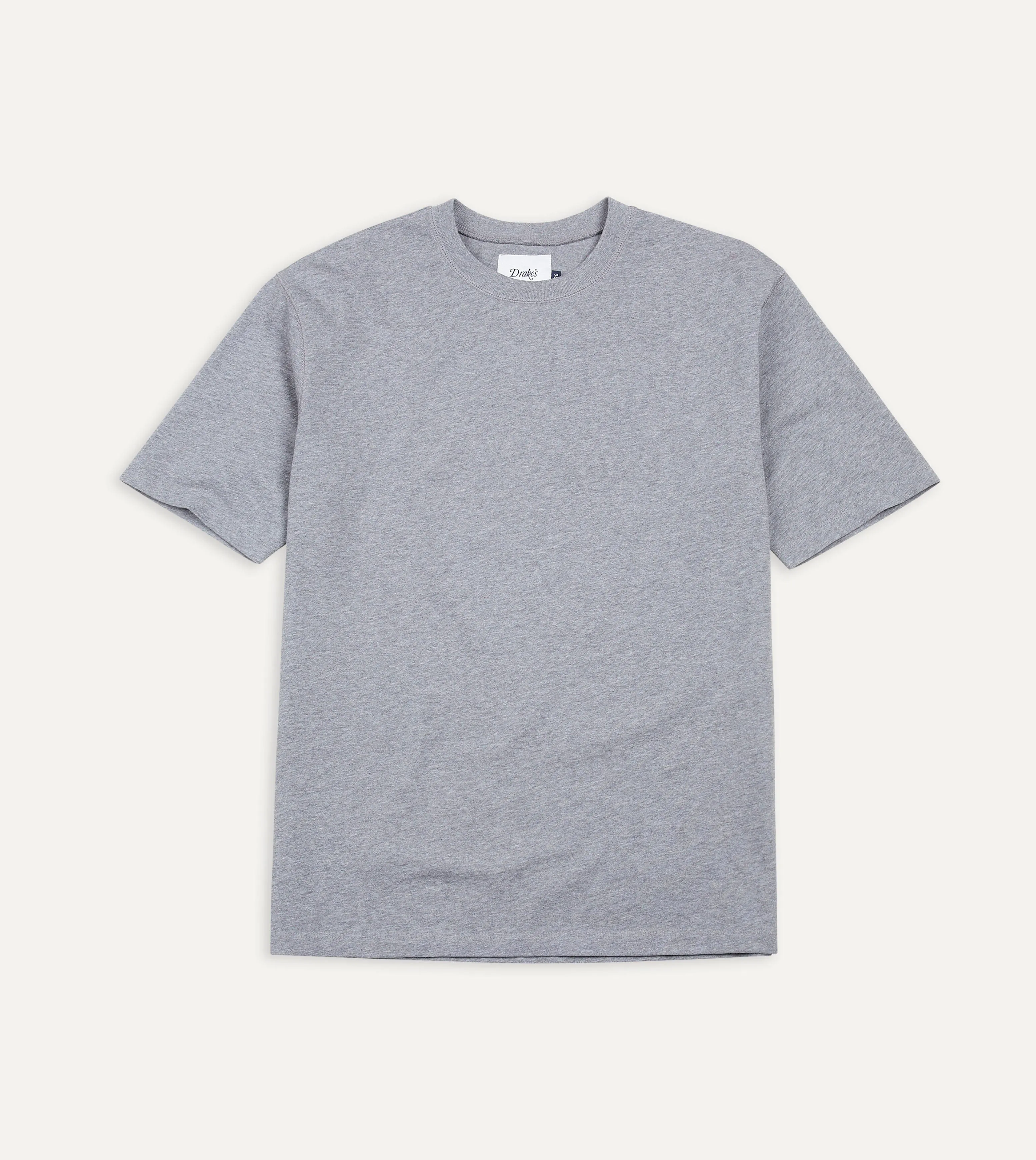 Grey Cotton Crew Neck Hiking T-Shirt Active Outfit