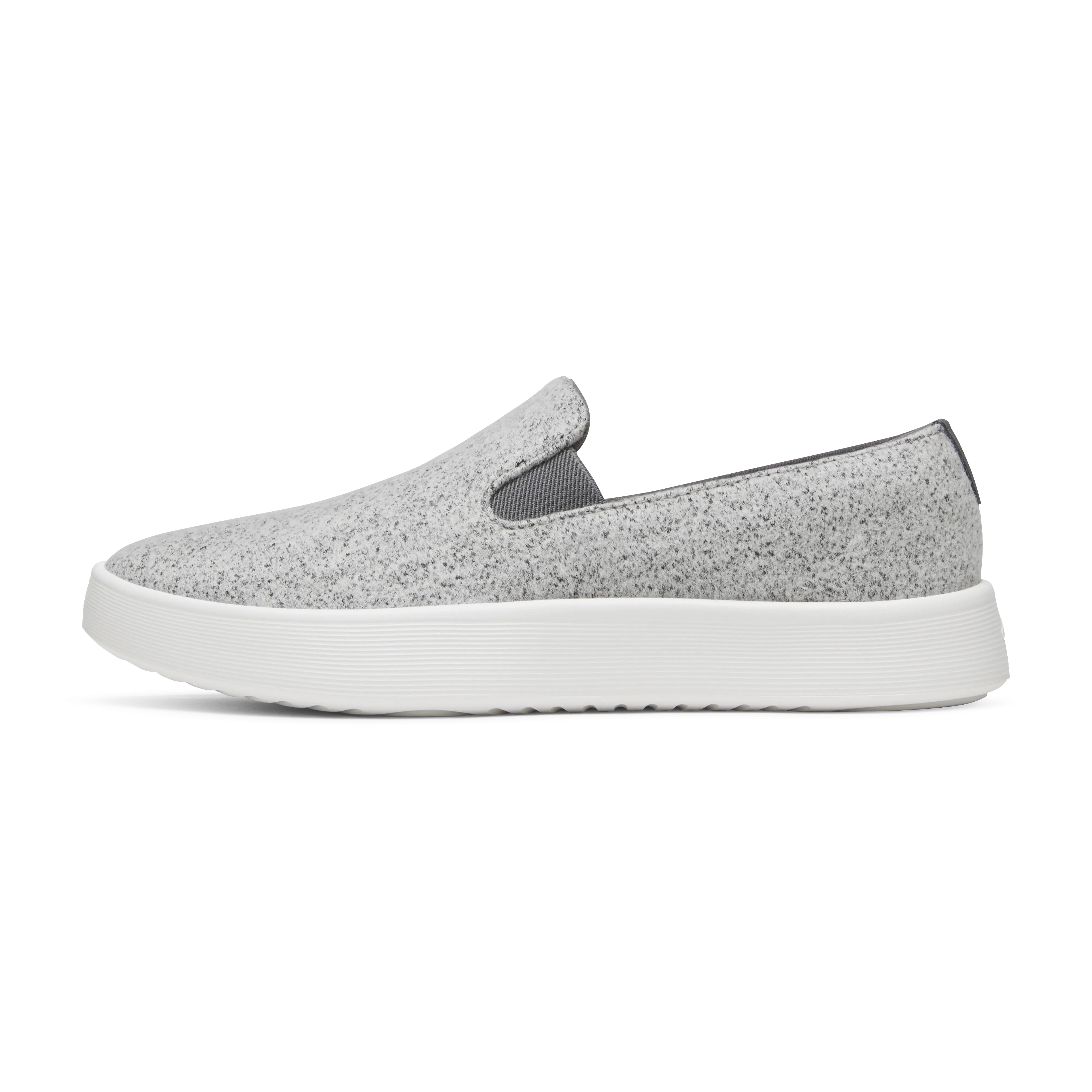 Soft Material Light Layers Men's Wool Cruiser Slip On - Medium Grey (Blizzard Sole)