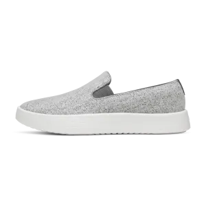 Soft Material Light Layers Men's Wool Cruiser Slip On - Medium Grey (Blizzard Sole)