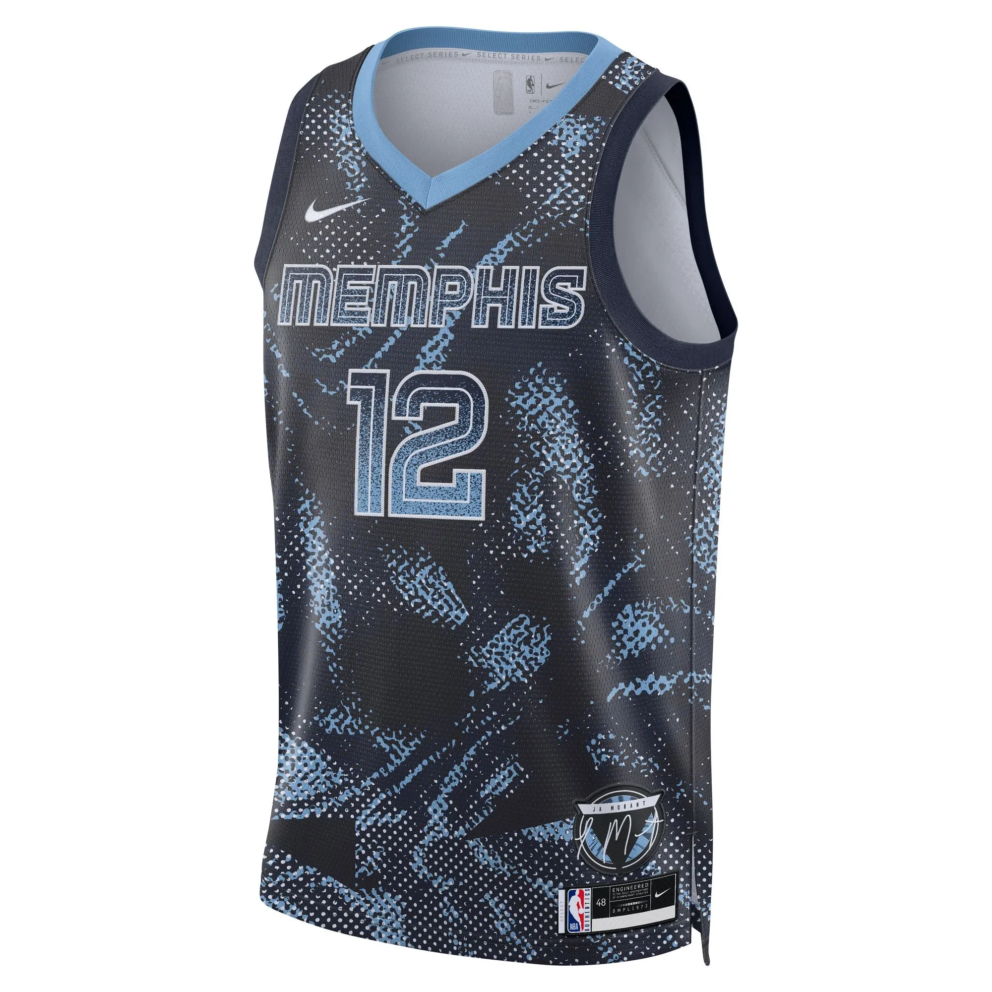 Seam Free Engineering Streetwear Style Ja Morant Memphis Grizzlies 2025/26 Select Series