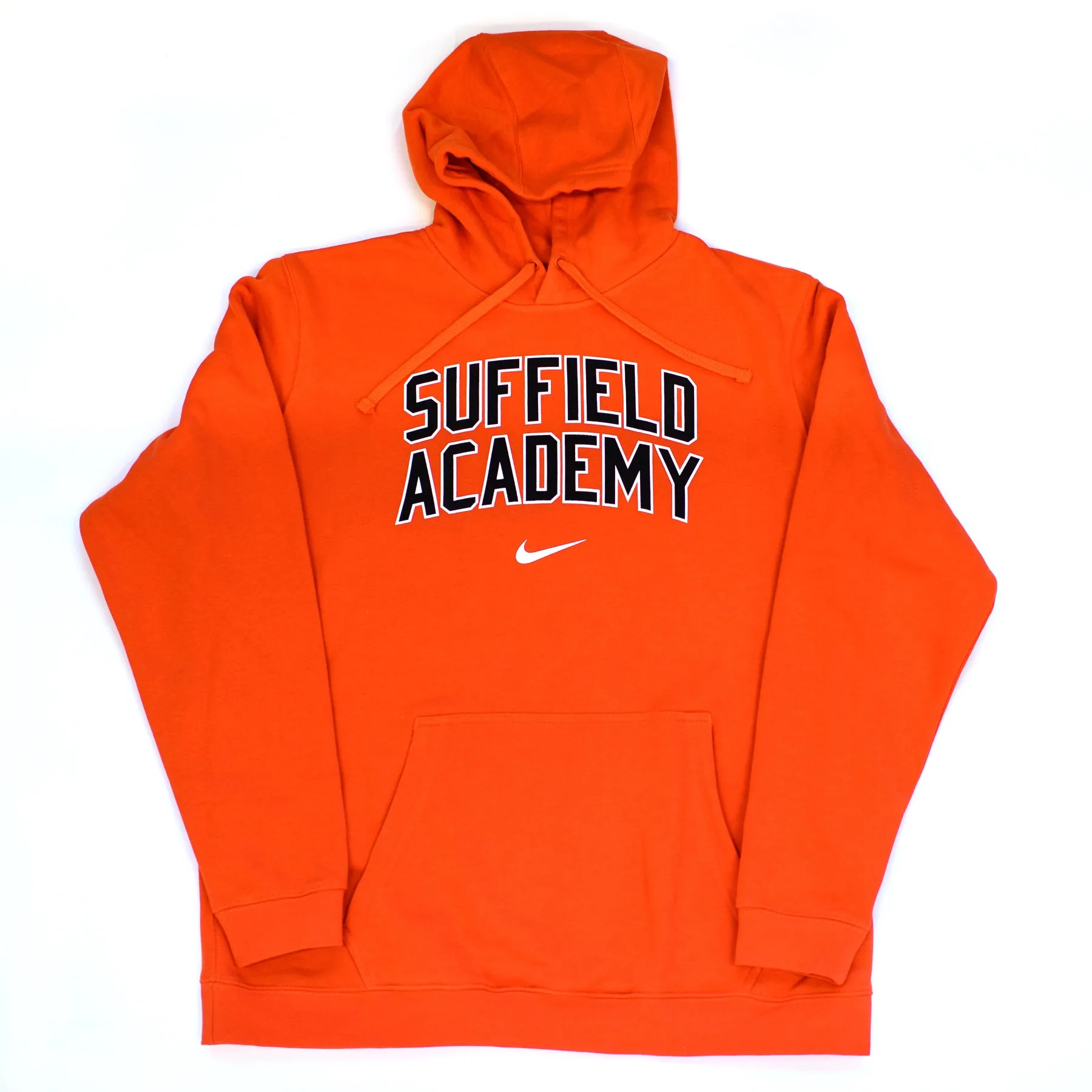Suffield Academy Nike Orange Hoodie Trendy Top suitable for gifts