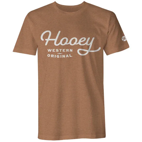 Hooey Men's OG Logo Tee in Sienna Tight fit sexiness Quick-Dry Fabric