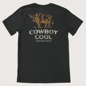 Outdoor Trend Look Cowboy Cool Toro Graphic Tee in Black
