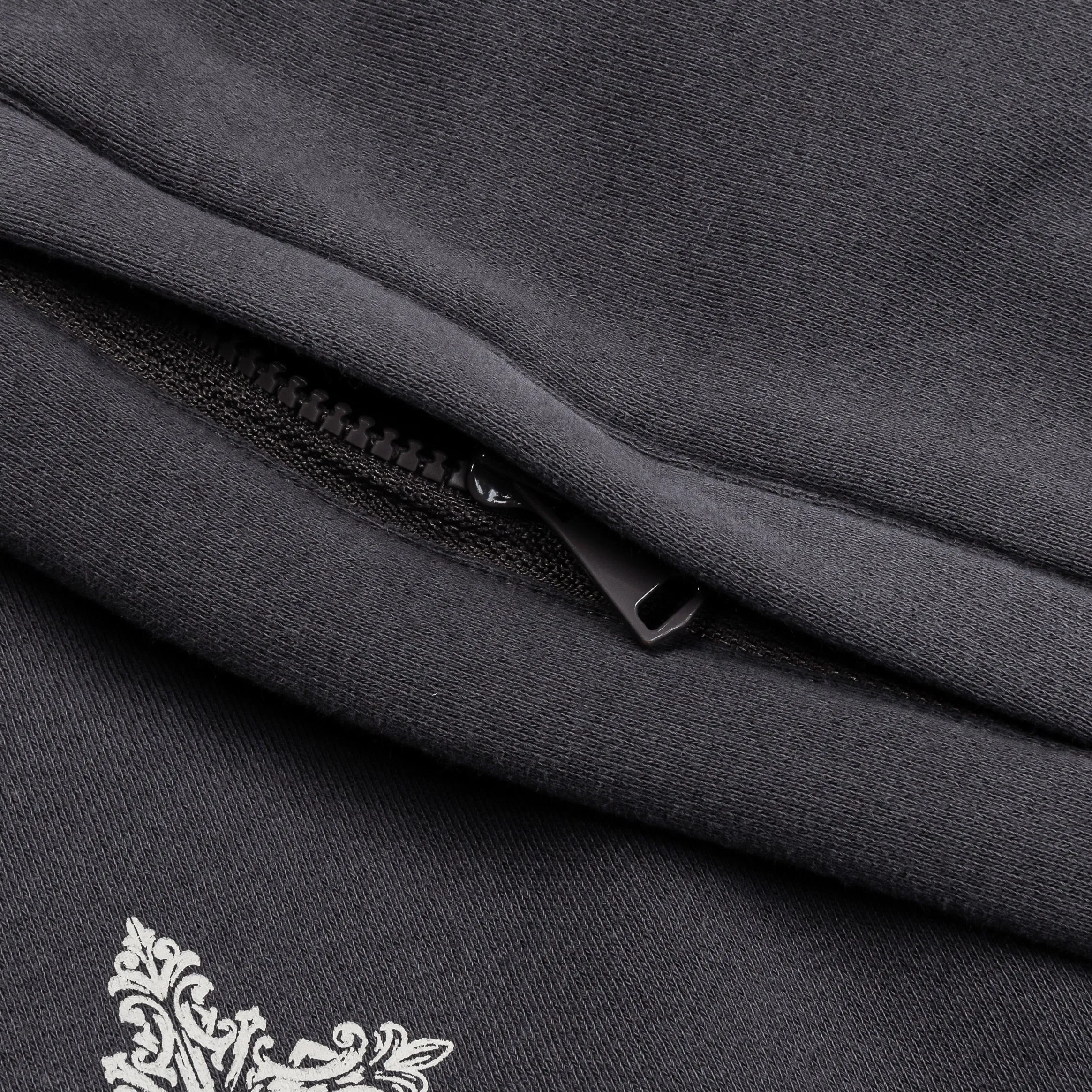 Prayer Washed Fleece Mens Sweatpants (Grey/Beige) Flexible Durability