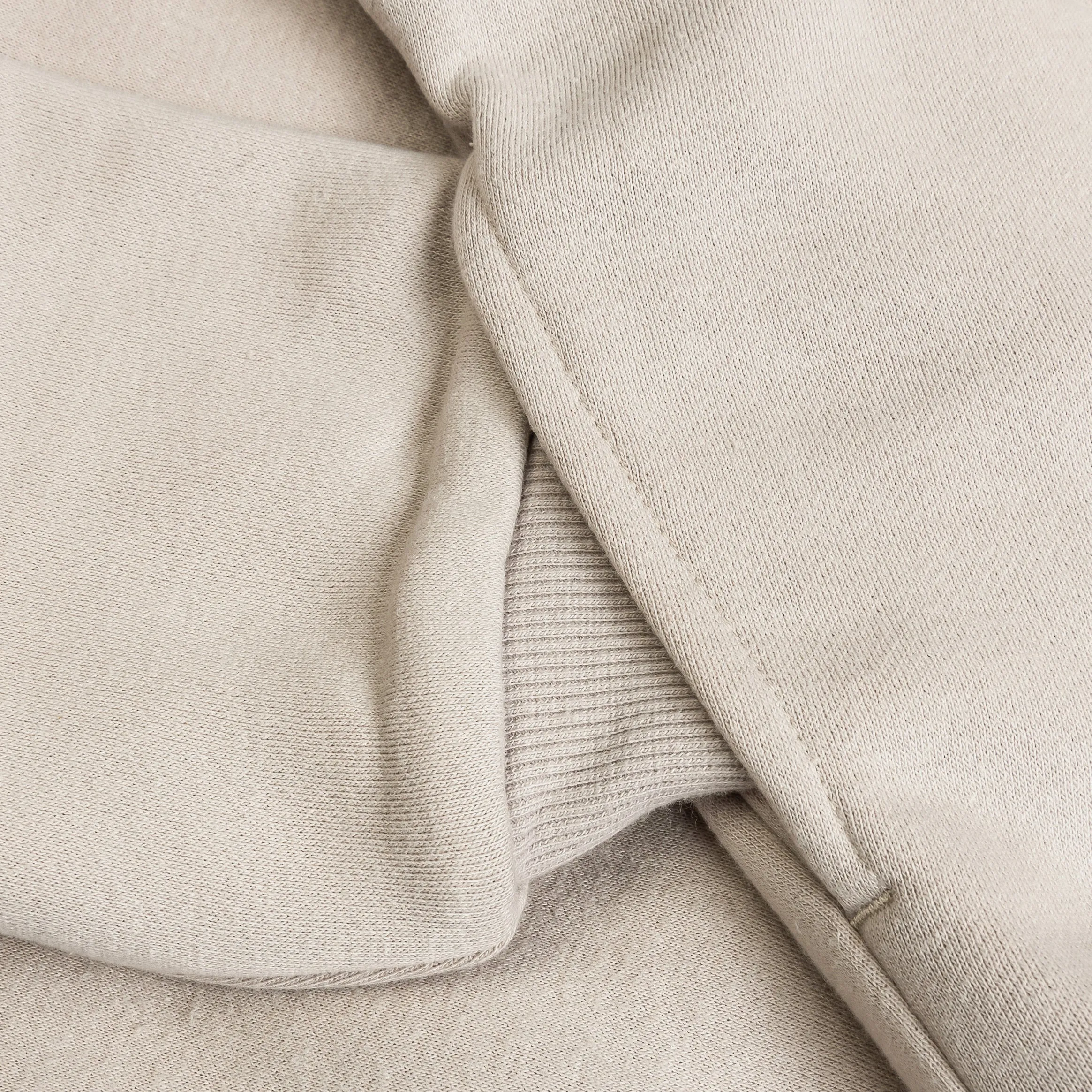 Double Fleece Pullover Mens Hoodie (Taupe) Classic Sporty Effortless Fashion