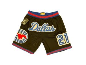 SMU Basketball Shorts Black 214 Flex Style