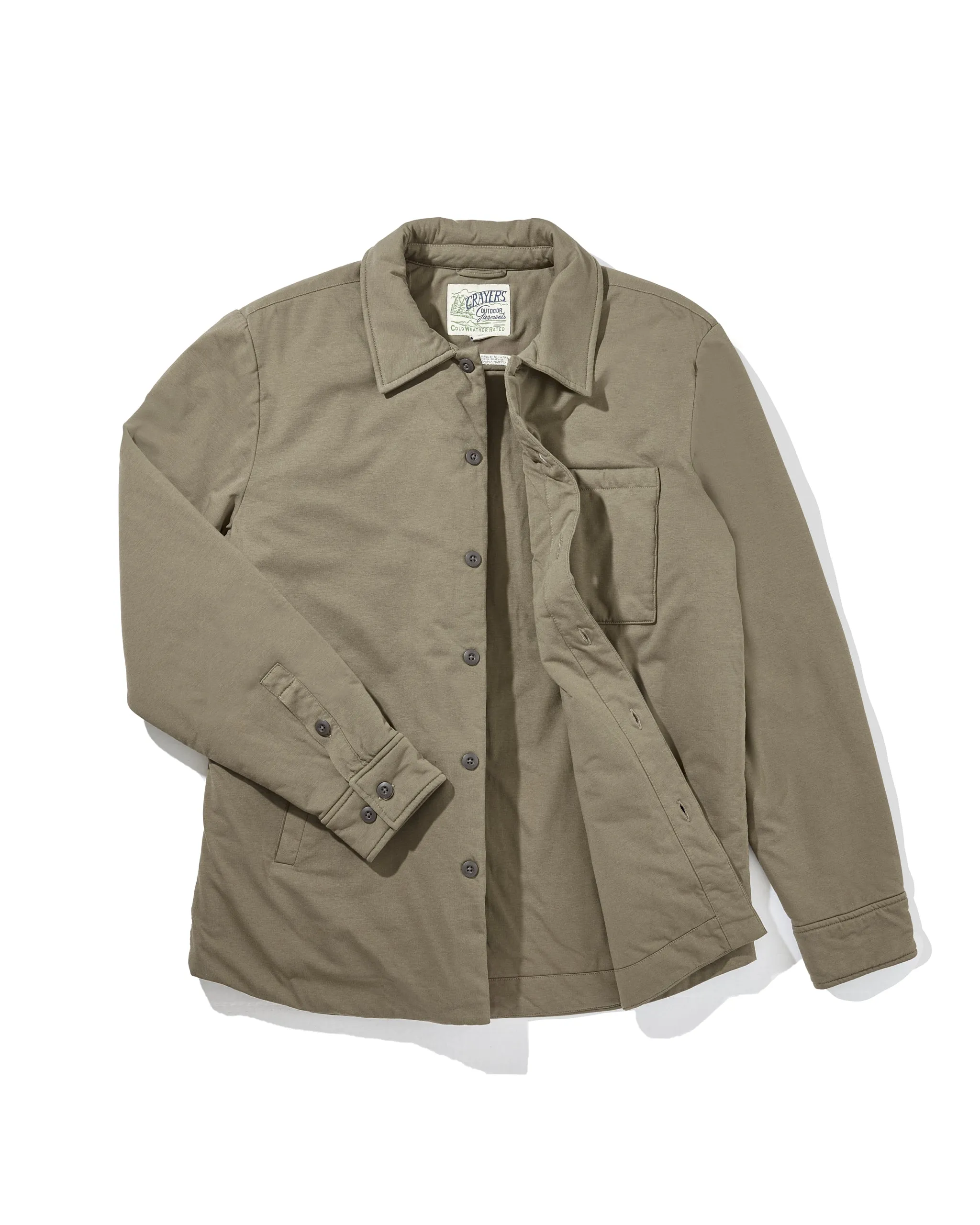 Wellington Padded Jersey Jacket - Canteen Soft Layers