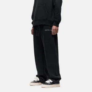 Scribble Washed Black Joggers All Season