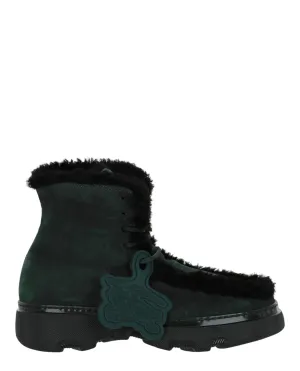 Creeper Shearling Boots Italian Fit Clean Line