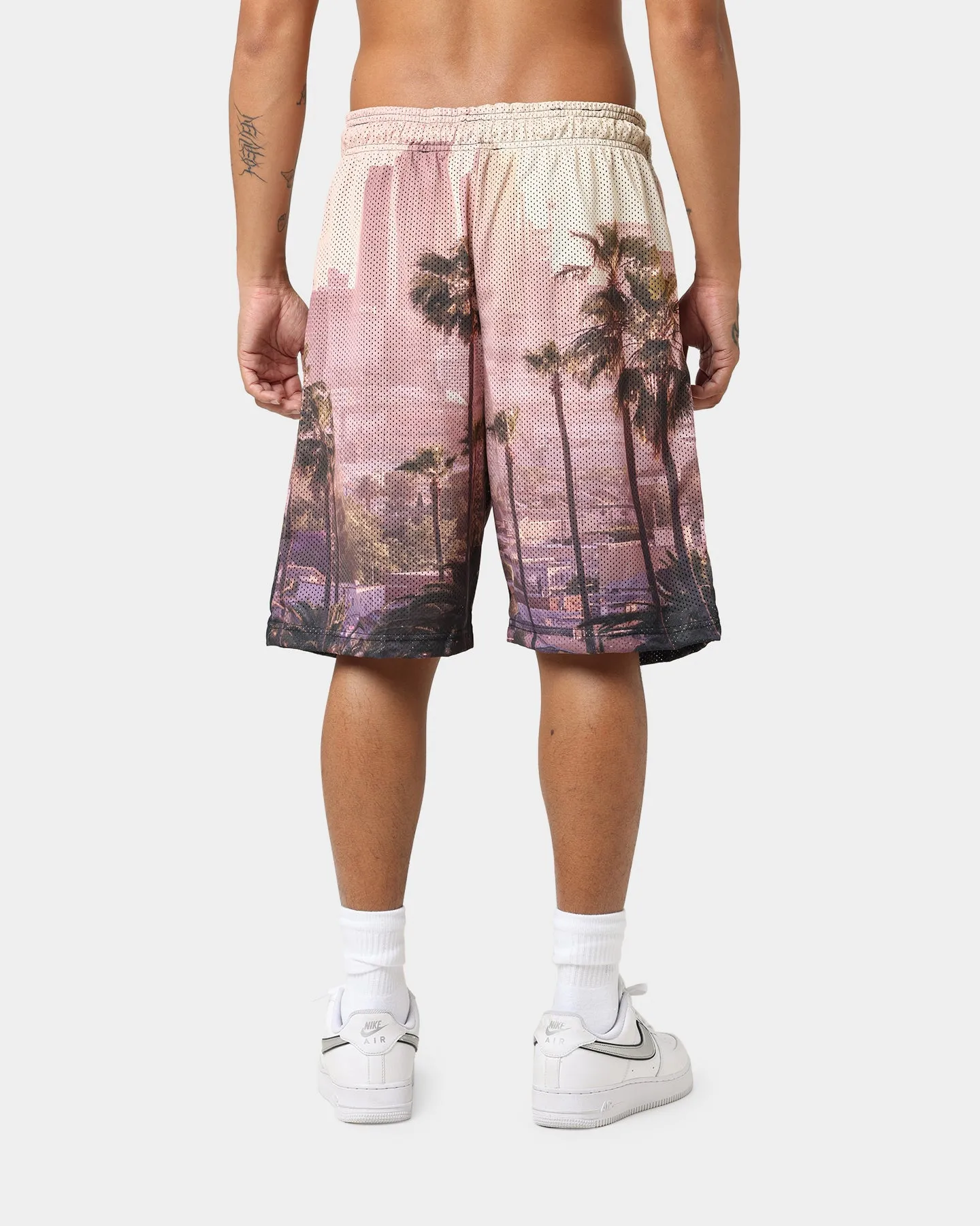 food industry Crooks & Castles Medusa LA Mesh Shorts Multi-coloured