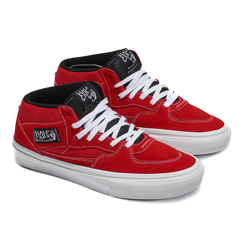 Walk Easy Smooth Steps Vans - Skate Half Cab (Red/White) *SALE