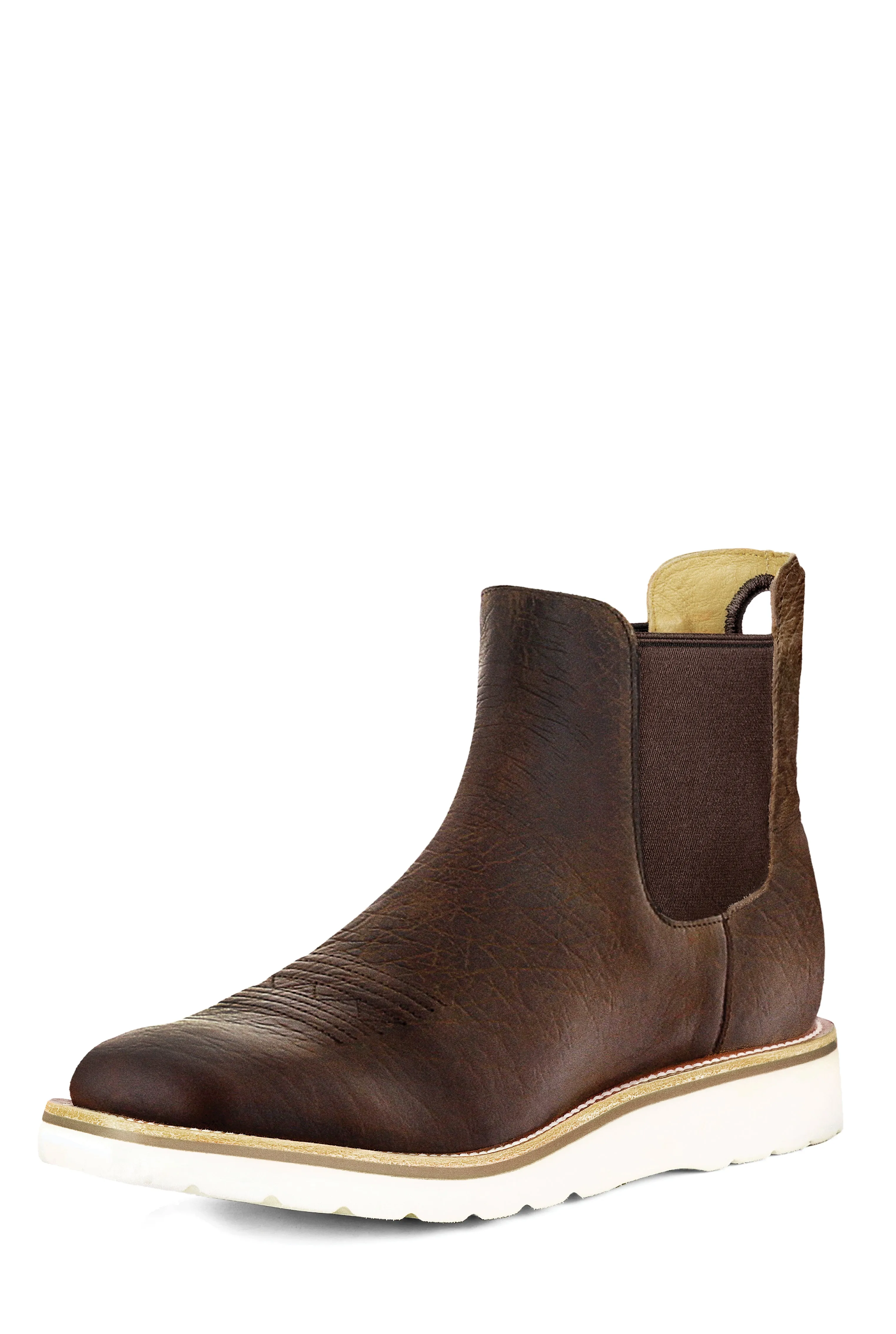 Work Ready Horse Power Men's Swedge Boot in Distressed Bison