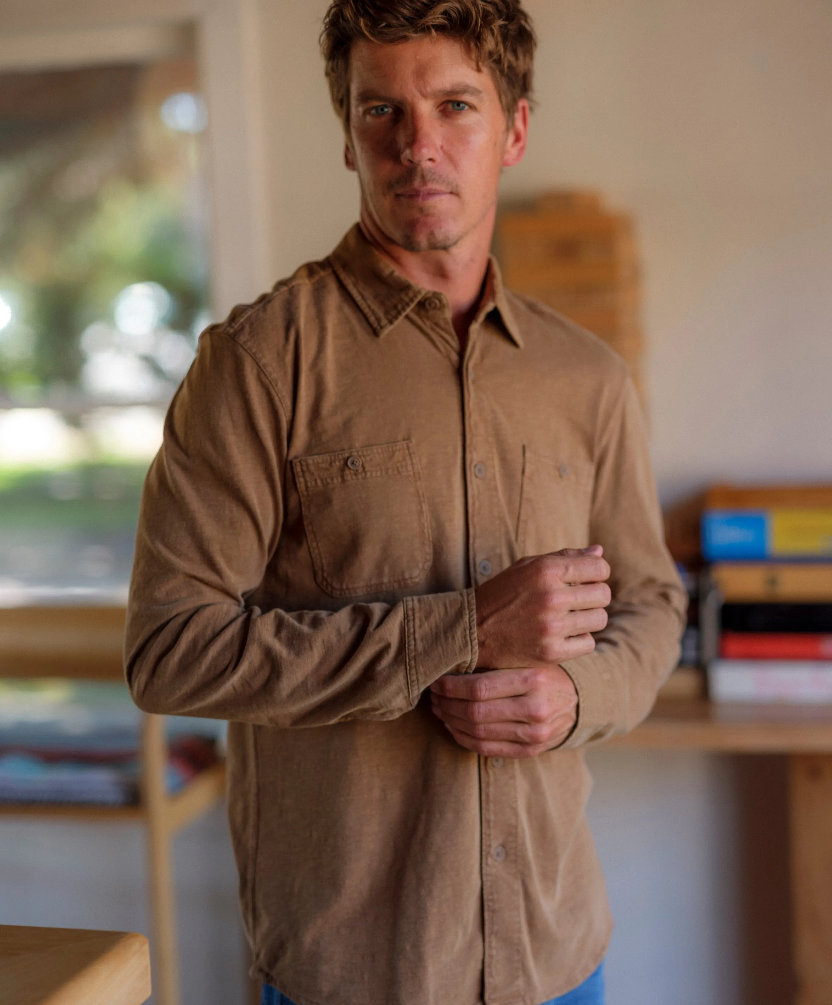 Breathable Fit Sporty Fit Flex Everyday Knit Shirt - Faded Rubber