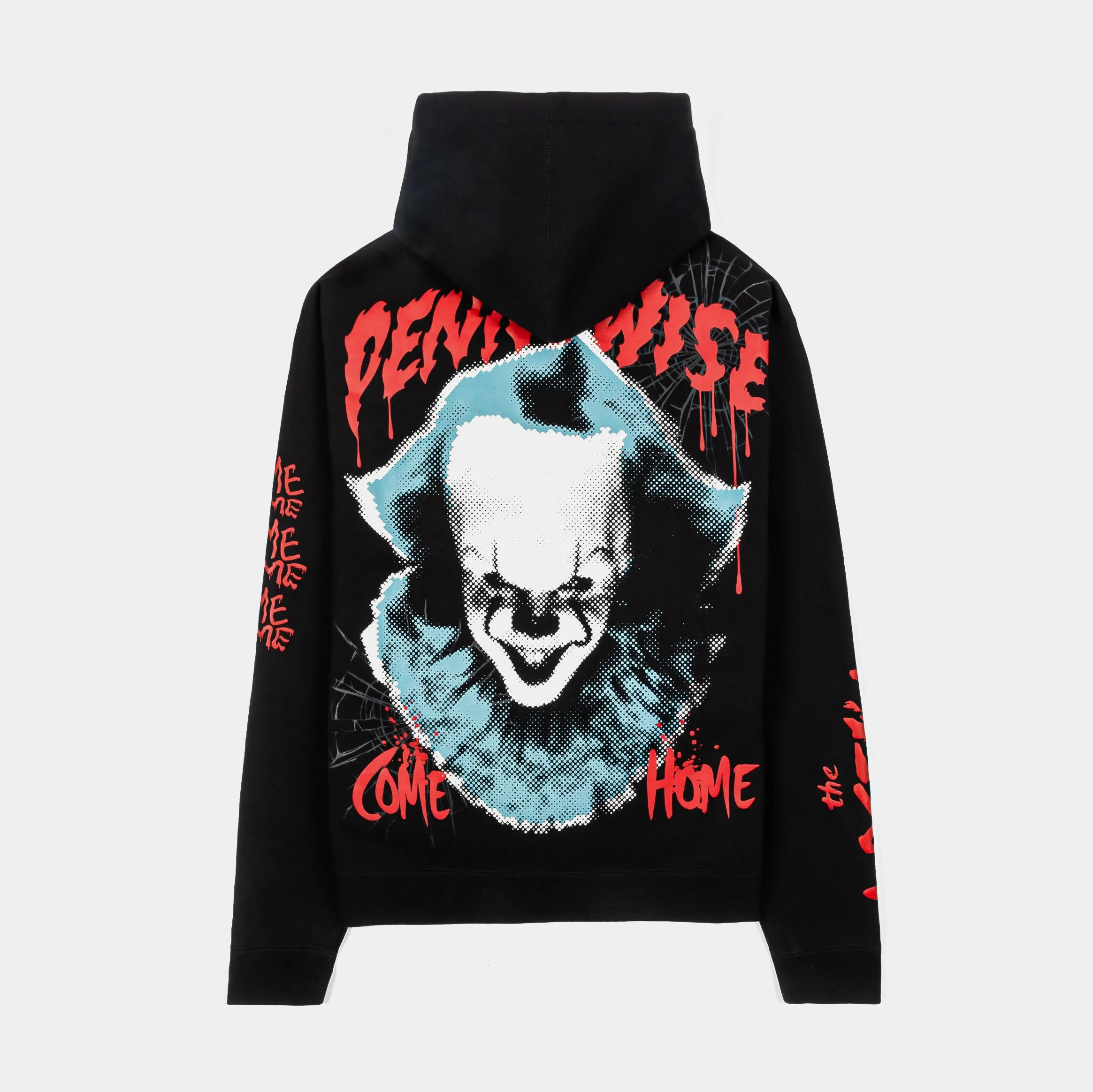 SP x IT Pennywise Pullover Mens Hoodie (Black/Red) Stretchy